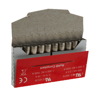 RS PRO 5A T Ceramic Cartridge Fuse, 6.3 x 32mm