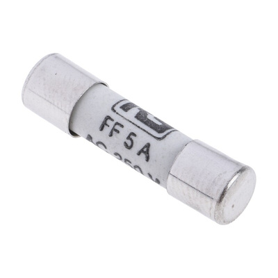 RS PRO 5A FF Ceramic Cartridge Fuse, 5 x 20mm