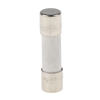 RS PRO 500mA F Ceramic Cartridge Fuse, 5 x 20mm