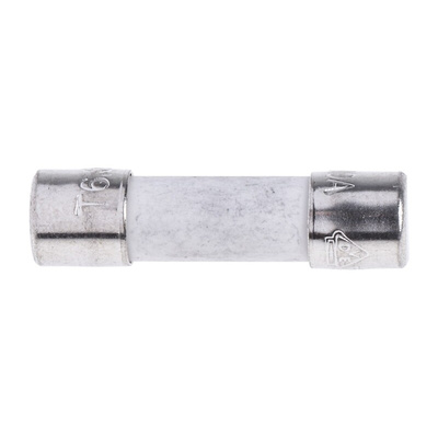 RS PRO 6.3A T Ceramic Cartridge Fuse, 5 x 20mm