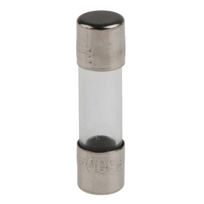 RS PRO 500mA F Glass Cartridge Fuse, 5 x 20mm