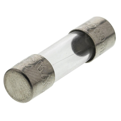 RS PRO 200mA F Glass Cartridge Fuse, 5 x 20mm