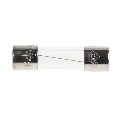 RS PRO 4A F Glass Cartridge Fuse, 5 x 20mm