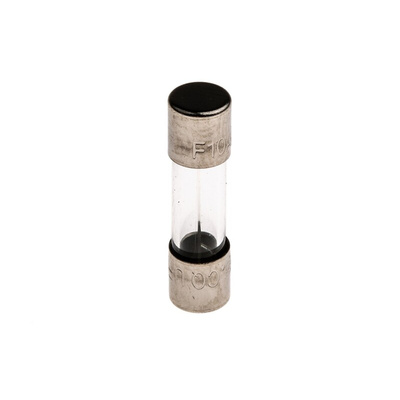RS PRO 10A F Glass Cartridge Fuse, 5 x 20mm