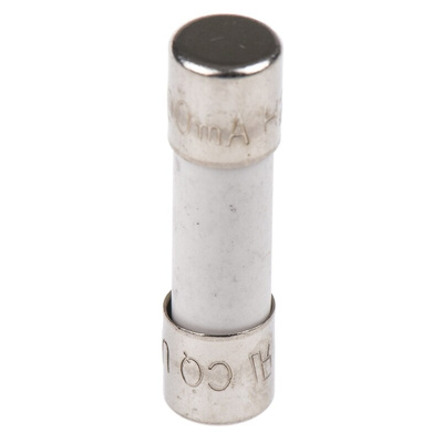 RS PRO 500mA T Ceramic Cartridge Fuse, 5 x 20mm