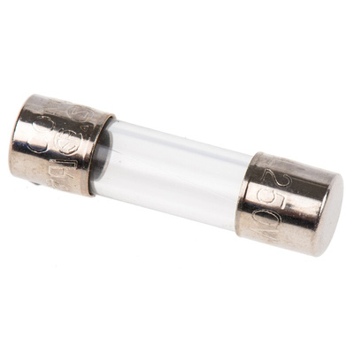 RS PRO 630mA F Glass Cartridge Fuse, 5 x 20mm