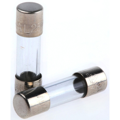 RS PRO 400mA F Glass Cartridge Fuse, 5 x 20mm