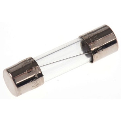 RS PRO 8A F Glass Cartridge Fuse, 5 x 20mm