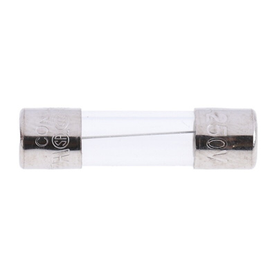 RS PRO 2A T Glass Cartridge Fuse, 5 x 20mm