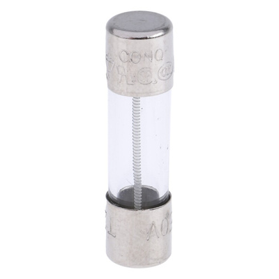 RS PRO 250mA T Glass Cartridge Fuse, 5 x 20mm