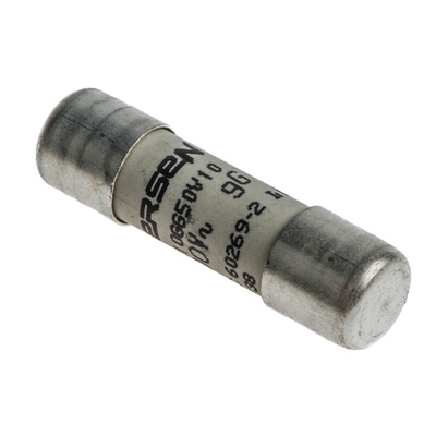 Mersen 10A Ceramic Cartridge Fuse, 10 x 38mm