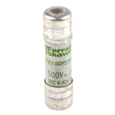 Mersen 6A Ceramic Cartridge Fuse, 10 x 38mm