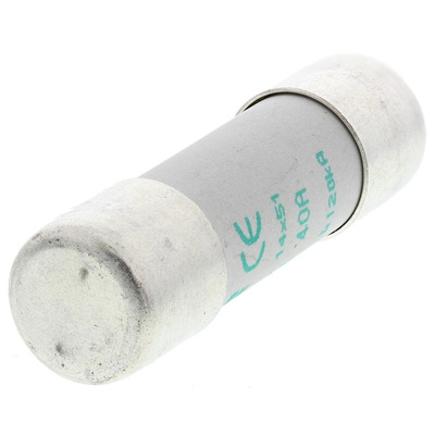 Mersen 40A Ceramic Cartridge Fuse, 14 x 51mm