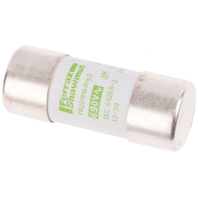 Mersen 63A Ceramic Cartridge Fuse, 22 x 58mm