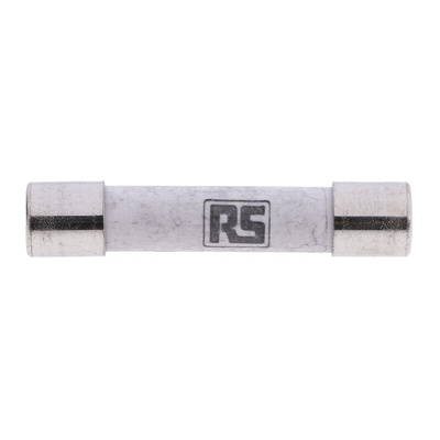 RS PRO 500mA F Ceramic Cartridge Fuse, 6.3 x 32mm