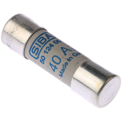 SIBA 40A Ceramic Cartridge Fuse, 14 x 51mm