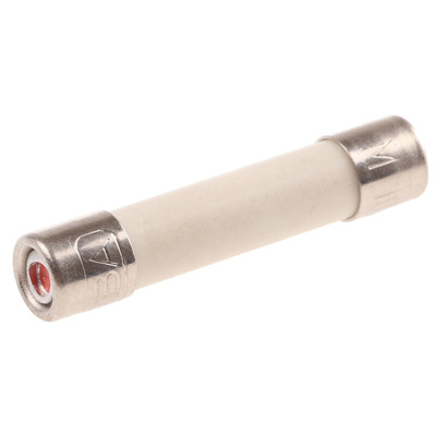 SIBA 10A M Ceramic Cartridge Fuse, 5 x 25mm