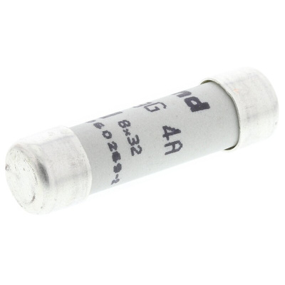 Legrand 4A F Ceramic Cartridge Fuse, 8.5 x 32mm