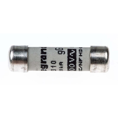 Legrand 10A F Ceramic Cartridge Fuse, 8.5 x 32mm