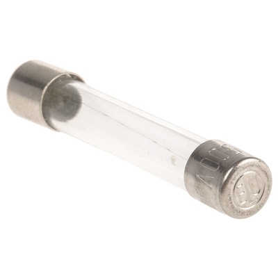 SIBA 500mA F Glass Cartridge Fuse, 5 x 30mm