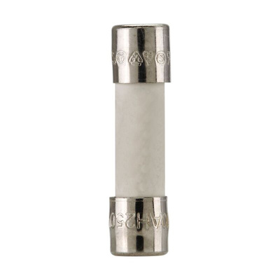Eaton 4A F Ceramic Cartridge Fuse, 5 x 20mm