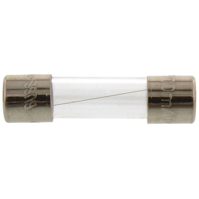 Eaton 500mA F Glass Cartridge Fuse, 5 x 20mm