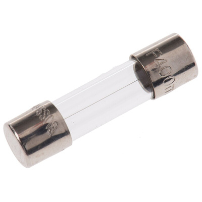 Eaton 400mA F Glass Cartridge Fuse, 5 x 20mm