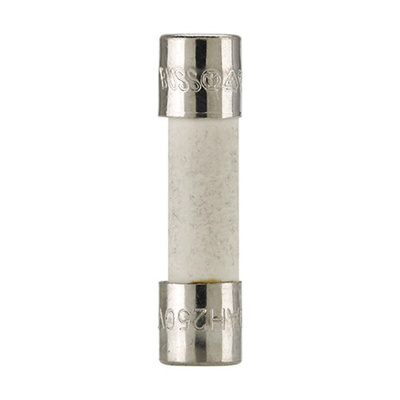 Eaton 1A T Ceramic Cartridge Fuse, 5 x 20mm