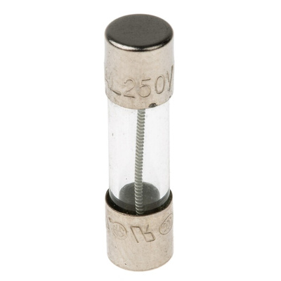 Littelfuse 1A T Glass Cartridge Fuse, 5 x 20mm
