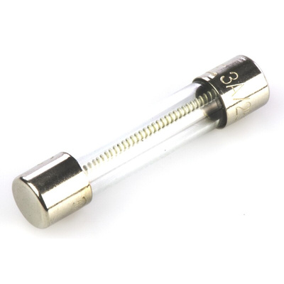 Littelfuse 3A T Glass Cartridge Fuse, 6.3 x 32mm