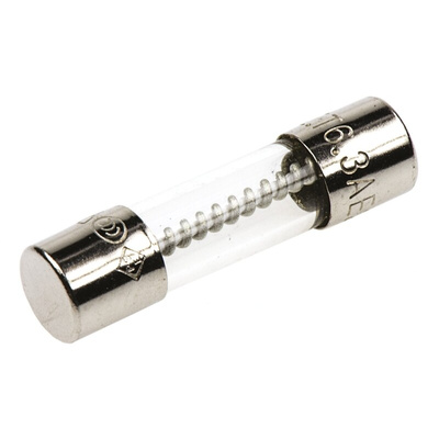 Littelfuse 6.3A T Glass Cartridge Fuse, 5 x 20mm