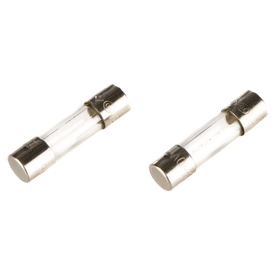 Littelfuse 2A F Glass Cartridge Fuse, 5 x 20mm