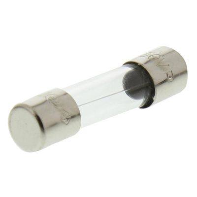 Littelfuse 6.3A F Glass Cartridge Fuse, 5 x 20mm