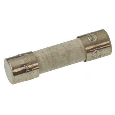 Littelfuse 6.3A T Ceramic Cartridge Fuse, 5 x 20mm