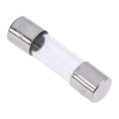 RS PRO 100mA F Glass Cartridge Fuse, 5 x 20mm