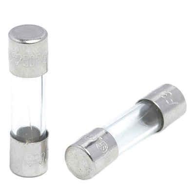 RS PRO 3.15A F Glass Cartridge Fuse, 5 x 20mm