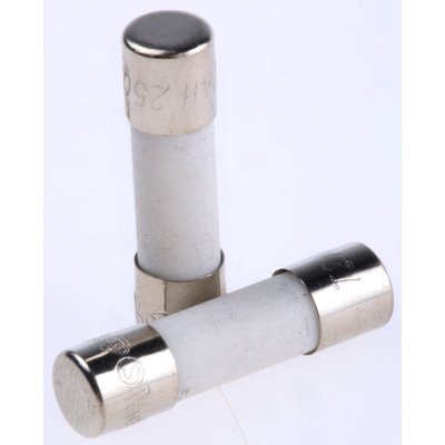 RS PRO 2A T Ceramic Cartridge Fuse, 5 x 20mm