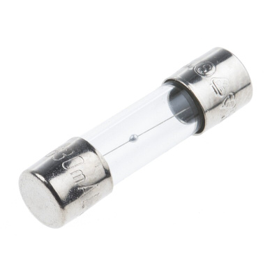 RS PRO 630mA T Glass Cartridge Fuse, 5 x 20mm