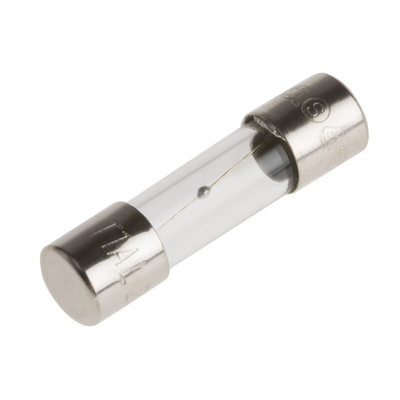RS PRO 1A T Glass Cartridge Fuse, 5 x 20mm