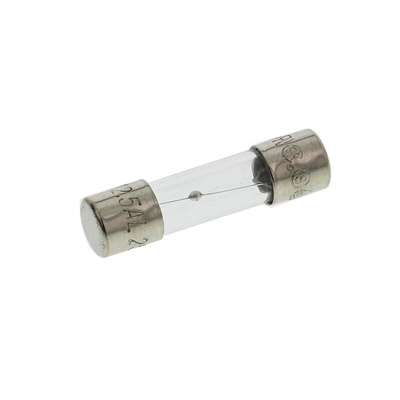 RS PRO 2.5A T Glass Cartridge Fuse, 5 x 20mm