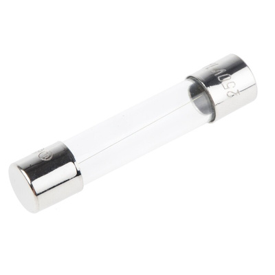 RS PRO 1A F Glass Cartridge Fuse, 6.3 x 32mm