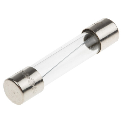 RS PRO 6A F Glass Cartridge Fuse, 6.3 x 32mm