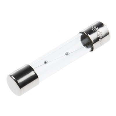 RS PRO 2A T Glass Cartridge Fuse, 6.3 x 32mm