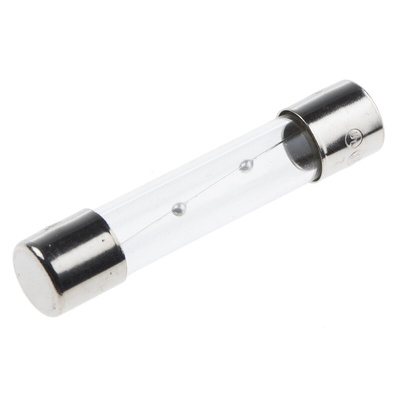 RS PRO 4A T Glass Cartridge Fuse, 6.3 x 32mm