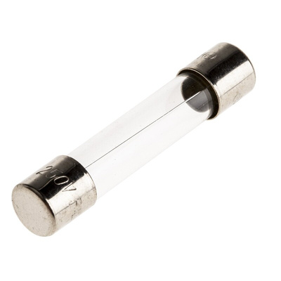 RS PRO 5A F Glass Cartridge Fuse, 6.3 x 32mm