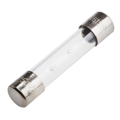 RS PRO 8A T Glass Cartridge Fuse, 6.3 x 32mm