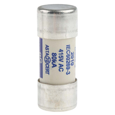 RS PRO 80A Cartridge Fuse, 22 x 58mm