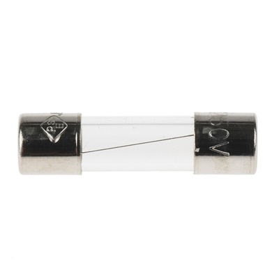 RS PRO 3A F Glass Cartridge Fuse, 5 x 20mm