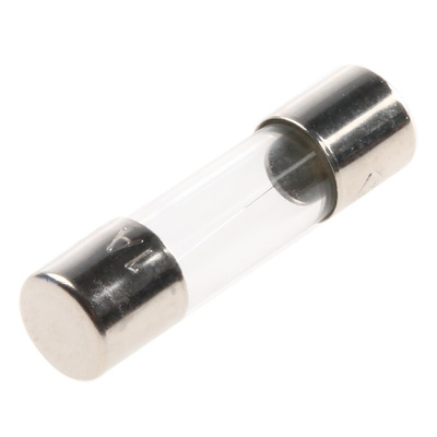 RS PRO 1A F Glass Cartridge Fuse, 5 x 20mm
