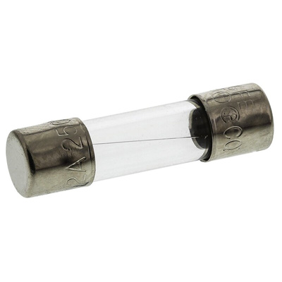 RS PRO 2A F Glass Cartridge Fuse, 5 x 20mm